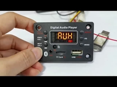 Bluetooth inalámbrico 5.0 MP3 WMA Decodificador Car Audio USB TF FM Modulo de radio Color pantalla MP3 reproducción