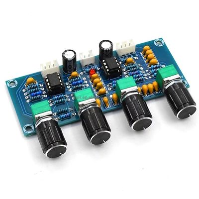 NE5532 Amplificador Modulo de audio Clase D Amplificador digital con entrada DC12V-24V y ajuste de volumen de bajo agudo