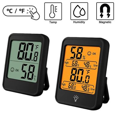 Metro el 10% de la humedad de la temperatura ambiente del LCD - 99%RH -4F-158F
