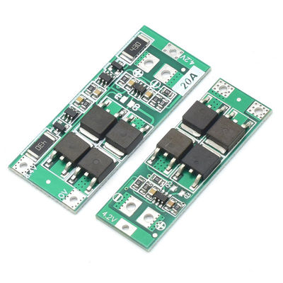 2S 20A 7.4V 8.4V 18650 Junta de protección de baterías de litio estándar/balance Diy Bms para 18650
