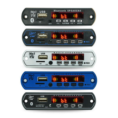 Tarjeta de decodificación MP3 de radio FM con función de radio FM de audio sin pérdidas y BT 5.0