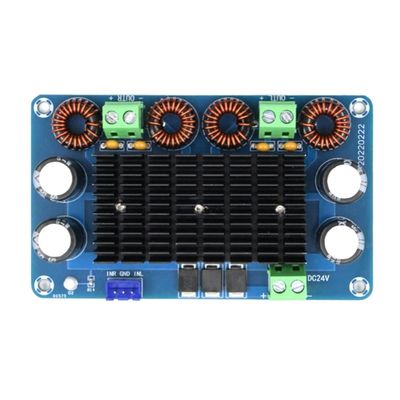 150W + 150W Amplificador de alta potencia Audio Board with DC 12-28V Output for Home Theater Stereo Equalizer El equipo de amplificación de alta potencia de 150W + 150W
