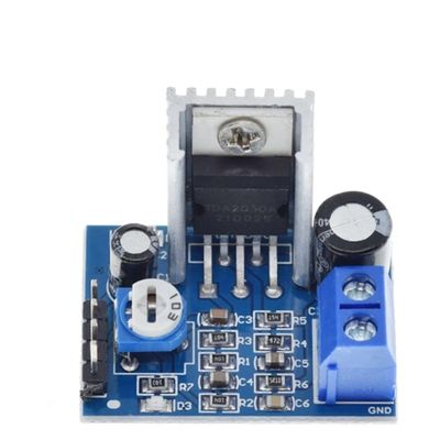 Módulo de placa de amplificador de audio TDA2030 de 6-12V con salida de 18W y volumen ajustable