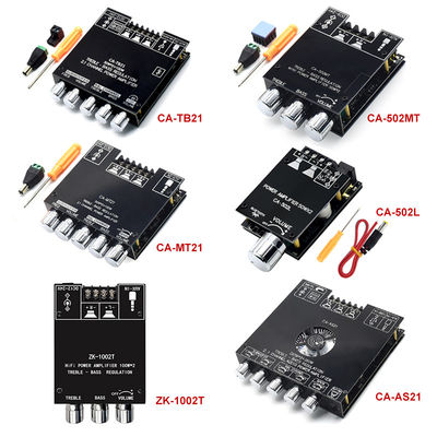 ZK-502L ZK-502MT ZK-MT21 ZK-TB21 ZK-AS21 ZK-1002T BT Amplificador de la Junta 2.0 2.1 Canal