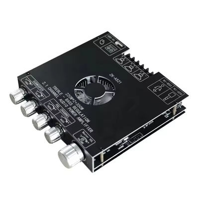 ZK-AS21 2.1 Modulo de amplificador de audio de canal TPA3255 Subwoofer 220WX2 + 350W 220WX2 + 350W Junta de amplificadores ZK-AS21