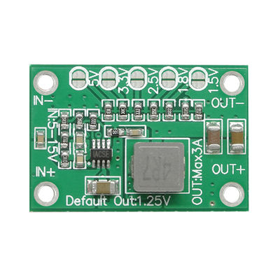 Creatall CA-1235 3A 5V-15V Convertidor de voltaje ajustable con módulo de alimentación de circuito integrado LED de 20 mm