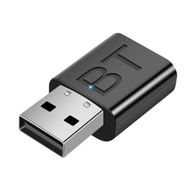 Adaptador de audio Bluetooth 5.0 con rango de transmisión de 10 m y modo doble para transmisión de audio inalámbrico
