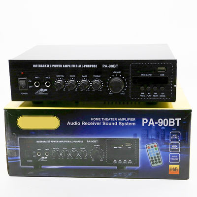 PA-90BT Amplificador de audio profesional de 120W con Bluetooth inalámbrico, altavoz de techo para el hogar de alta potencia, transmisión pública, voltaje constante, metal