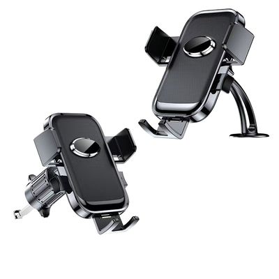 Soporte universal para teléfono de coche con manos telescópicas antivibración de 360 grados, montaje en salpicadero impermeable, directo de fábrica