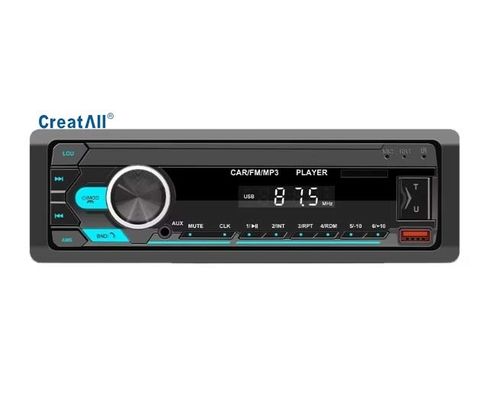 Reproductor MP3 para coche inalámbrico BT inteligente Creatall Ai con conexión USB y posicionamiento de radio. Cargador de coche con música sin pérdidas incluido.