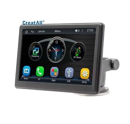 Reproductor MP5 inalámbrico portátil Creatall de 7 pulgadas para CarPlay Bluetooth, nuevo reproductor multimedia transfronterizo con ranura para tarjeta y compatible con WAV