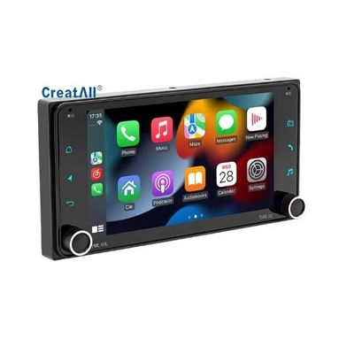 Creatall 7 pulgadas Android Car GPS Dashboard de navegación todo en uno coche central para DVD inalámbrico BT CarPlay exclusivo para el tacto