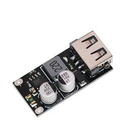 Módulo 6-32V 9V 12V 24V de DC-DC Buck Converter Charging Step Down a ayunar tablero rápido USB dual QC3.0 QC2.0 del cargador