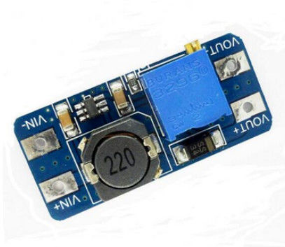 El voltaje amplio cada vez mayor del tablero del voltaje de MT3608 2A DC-DC entró el módulo de poder ajustable de 2/24V Lto 5/9/12/28V