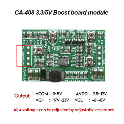 Tablero VGL VGH VCOM.AVDD 4 del LCD LED TCON del módulo del tablero del alza de CA-508 12v ajustable