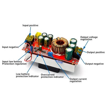 módulo de DC DC Constant Voltage Current Boost Converter del módulo de fuente de alimentación de 1800W 40A
