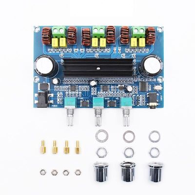 CA-3166B Tabla de amplificador de potencia digital DC12-24V 50Wx2+100W con módulo de audio Bluetooth 5.0 Clase D