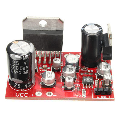 Placa amplificadora de potencia de salida de 38W con fuente de alimentación de 12V CC y módulo de audio con chipset TDA7379 + AD828
