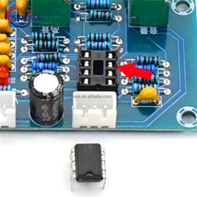 NE5532 Amplificador Modulo de audio Clase D Amplificador digital con entrada DC12V-24V y ajuste de volumen de bajo agudo