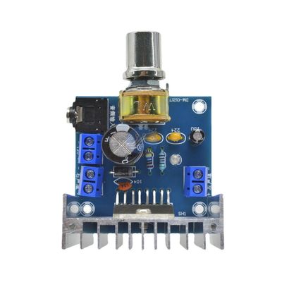 TD7297A Modulo de audio de amplificador Clase D Junta de amplificadores DC 9-15V 15W*2 Estéreo con radiador mejorado