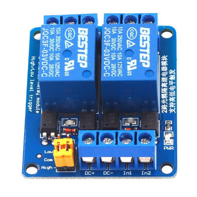 acoplador óptico dual del canal del módulo de retransmisión de control de 3.3V 5V 12V 24V 2