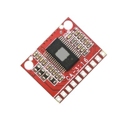 TPA3116 Módulo de amplificador 50W Panel de amplificador de potencia digital de doble canal con 8V ~ 24V DC y sin ruido POP
