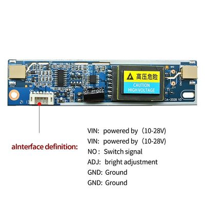 CA-2028 Panel de controlador de luz de fondo LED de lámpara Lcd de 2 puertos para monitor de PC