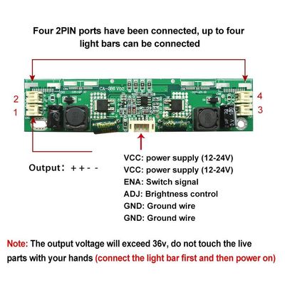 CA-266 Panel de controlador de luz de fondo LED para 32-65 &quot;Led TV Inverter Board Ajuste automático de voltaje