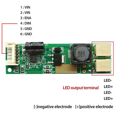 Ca-155 10-30v LED controlador de luz de fondo tablero Inversor LED para el ajuste de la luz
