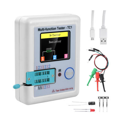 MOS PNP NPN TC1 herramienta de prueba de transistores detector de triodo de diodo multimétrico