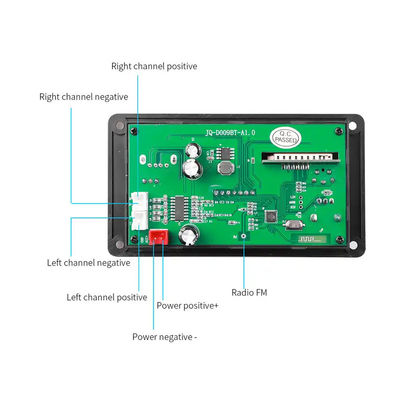 ICCS8673E 80W MP3 Decodificador DC 5V-26V Módulo de audio Bluetooth Sistema amplificador de potencia