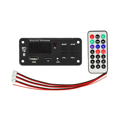 2x25W 50W Reproductor MP3 Placa de módulo de audio Bluetooth Sistema de sonido inalámbrico con control remoto