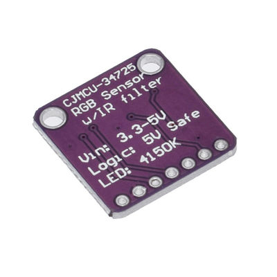 Tablero del desarrollo del color del RGB del módulo del sensor de CJMCU-34725 TCS34725 Smart