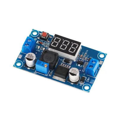 Voltímetro ajustable del módulo de fuente de alimentación de LM2596 DC DC LED con el indicador digital