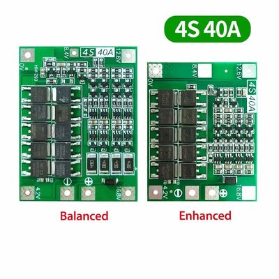 3S 4S 25A 40A 60A placa de protección de la batería BMS placa de carga de la batería de iones de li