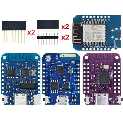 ESP8266 CH340G Junta de desarrollo basada en WeMos D1 Mini Pro V3.0 NodeMcu 4MB/16MB Bytes Lua WIFI Internet de las cosas