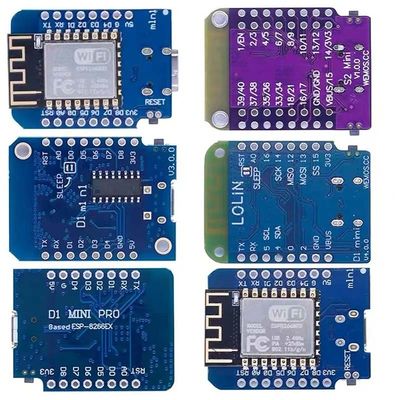 ESP8266 CH340G Junta de desarrollo basada en WeMos D1 Mini Pro V3.0 NodeMcu 4MB/16MB Bytes Lua WIFI Internet de las cosas