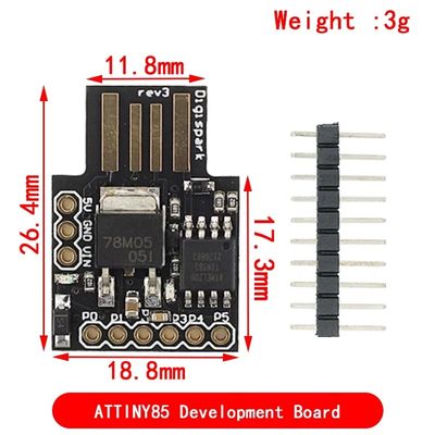 3.3V Apoyo del Consejo de Desarrollo para los microcontroladores ATTINY85/TINY85