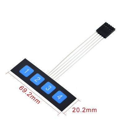 16 teclado de cambio de membrana teclado 4 * 4 teclado de matriz para DIY KIT
