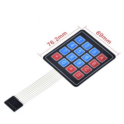 16 teclado de cambio de membrana teclado 4 * 4 teclado de matriz para DIY KIT