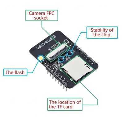 ESP32 ESP32-S Wifi BT Development Board con módulo de cámara OV2640 ESP32-CAM
