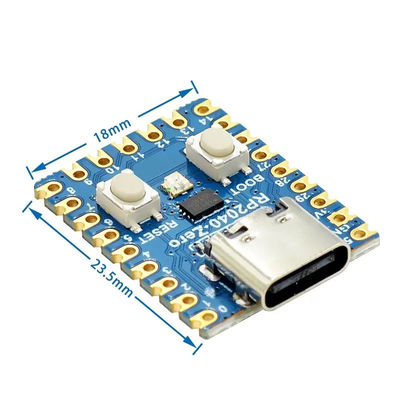RP2040-Zero para Raspberry Pi Microcontrolador PICO Panel de desarrollo Módulo de doble núcleo Cortex M0+ Procesador 2MB Flash