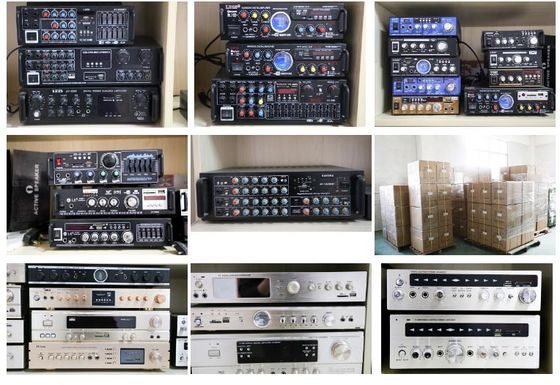 Amplificador de audio profesional de 5.1 canales LDZS con 200W + 200W de potencia y soporte Bluetooth para sistemas de cine en casa