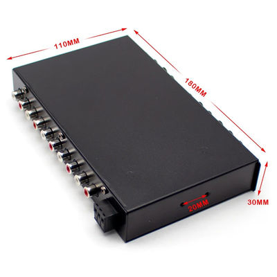 Amplificador 24v EQ5 Segmento Aux Equalizer Car Audio EQ ajuste cruzado