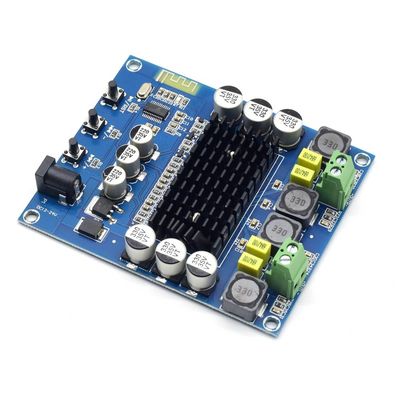 Placa amplificadora Digital inalámbrica TPA3116D2 con potencia de salida de 2*50W DC12-24V Bluetooth 5,0 amplificador de altavoz DIY