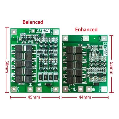 CA-4S-40A Cargador de batería de iones de litio Lipo Módulo de celda PCB BMS Placa de protección