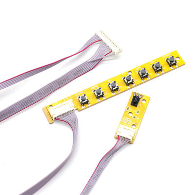7K V59 V56 Universal 7 teclas Teclado para TV LCD Teclado de acuerdo con IR