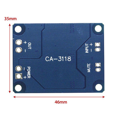 CA-3118 Junta de amplificadores 1*60W 8-24V TPA3118 PBTL Mono Clase D Junta de audio de amplificador de potencia digital