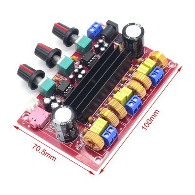 Módulo amplificador digital CA-3116P con salida de chip TPA3116D2 50Wx2+100W y voltaje DC12-24V