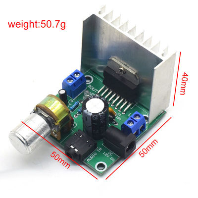 CA-7297 Modulo de amplificador digital de doble canal 15W + 15W placa de amplificador de audio con TDA7297 Chip para DIY Kit DC 12-24V